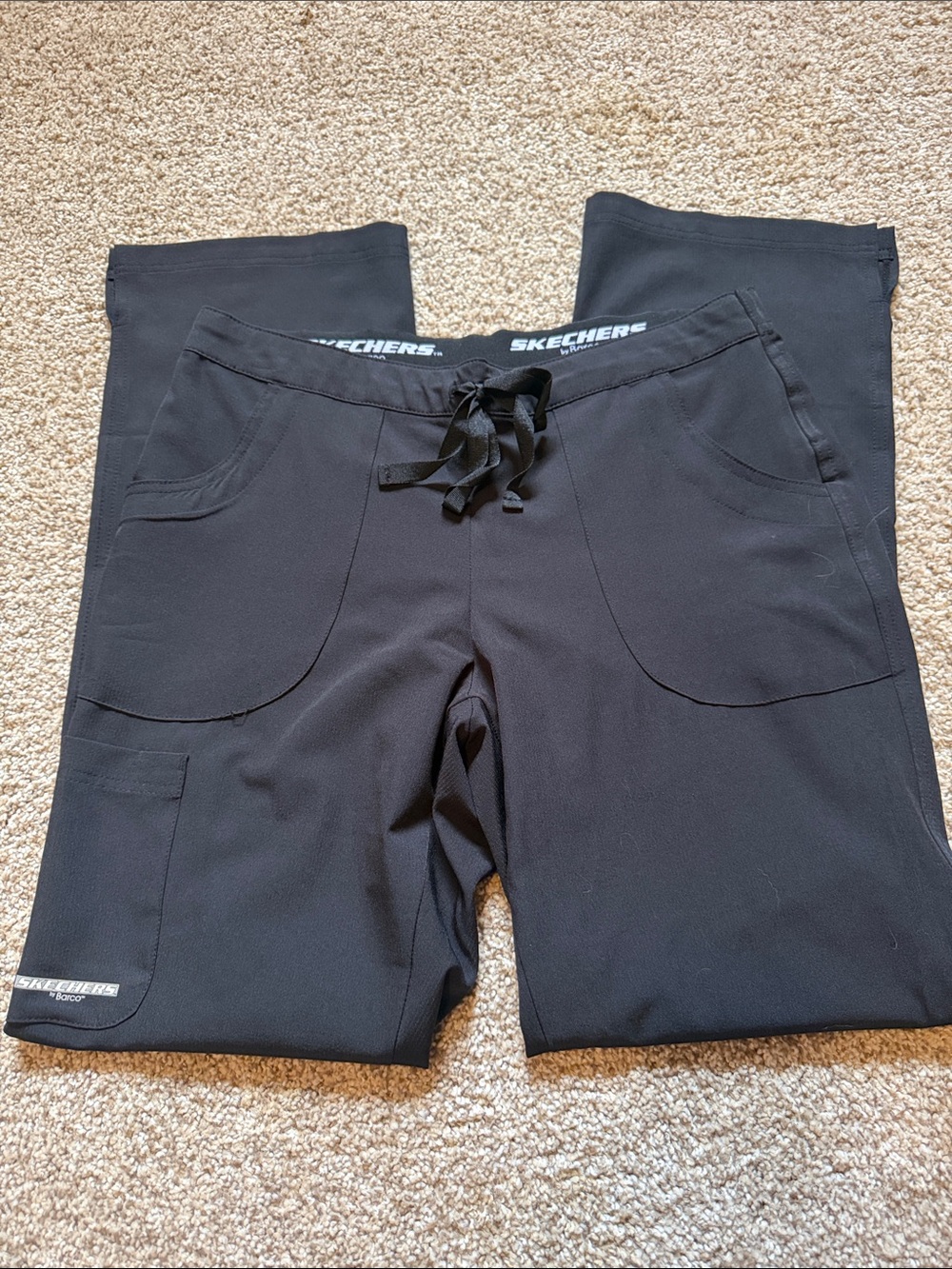 Skechers black scrub pants